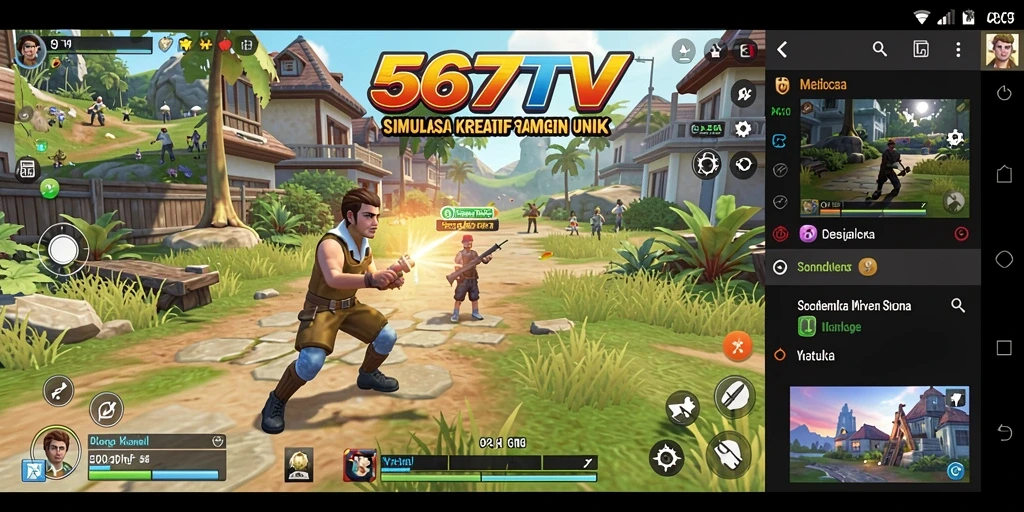 Tangkapan layar gameplay 567TV dengan fitur simulasi menarik.