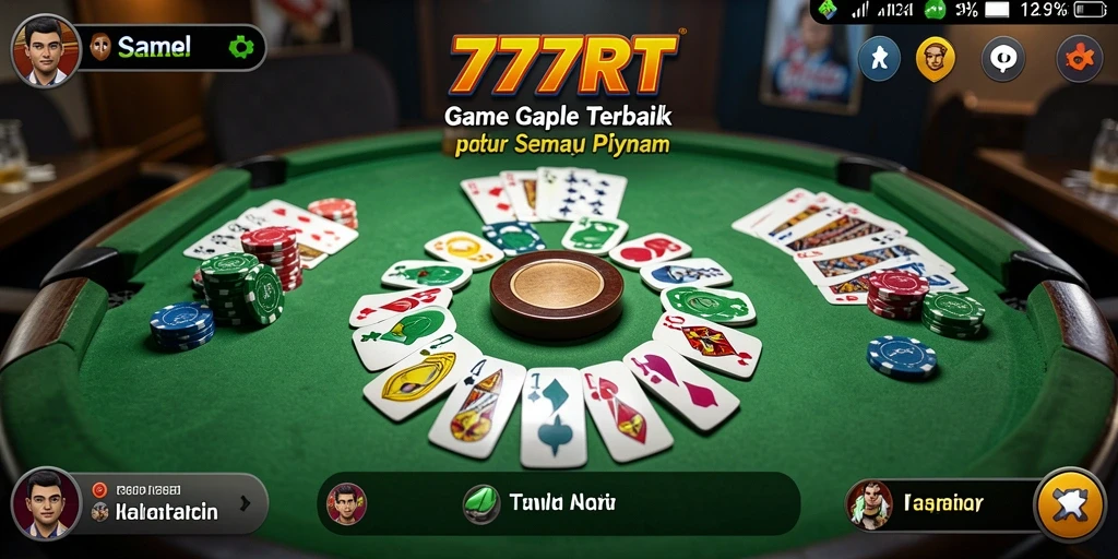 Tampilan menarik dari gameplay Gaple di 777RT.
