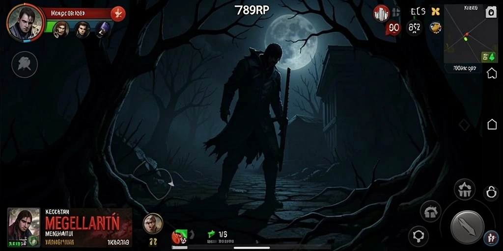 Gameplay menegangkan dalam kegelapan, penuh dengan ketakutan dan misteri.