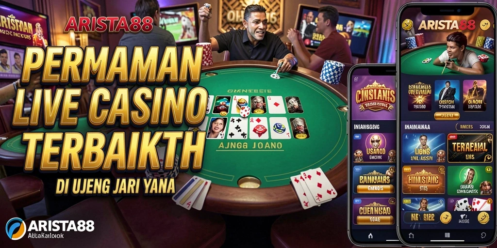 Screenshot ARISTA88 memperlihatkan gameplay mendebarkan di kasino langsung.