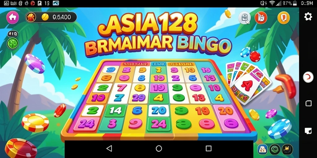 Tangkapan layar gameplay seru dari permainan Bingo di ASIA128.