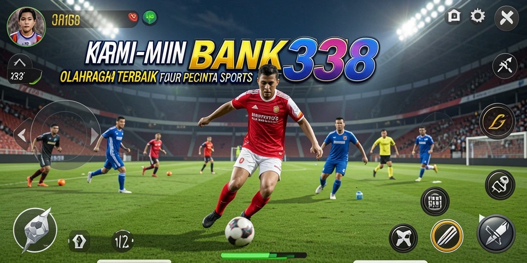 Tampilan gameplay seru dari BANK338 yang penuh aksi olahraga.