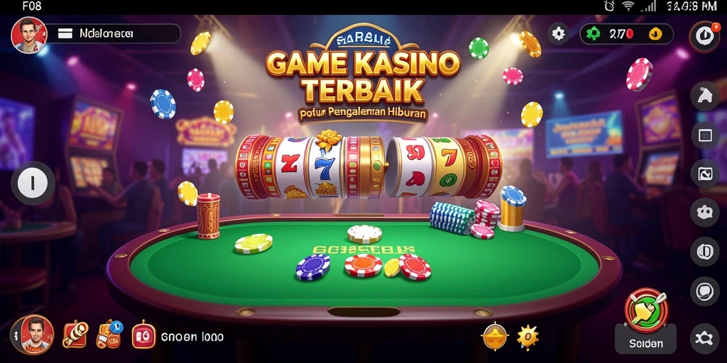 Screenshot F08 memperlihatkan gameplay kasino yang menegangkan dan mengasyikkan.