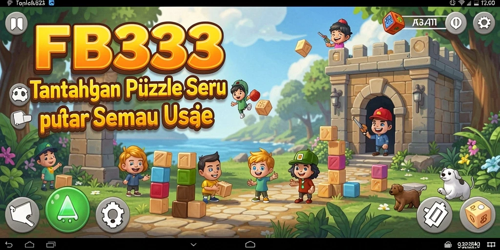 Gameplay FB333 yang menantang dan menarik dalam puzzle.