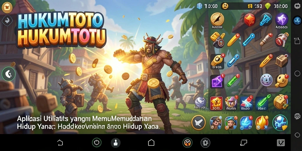 Tampilan antarmuka HUKUMTOTO yang mudah digunakan dan fungsional.