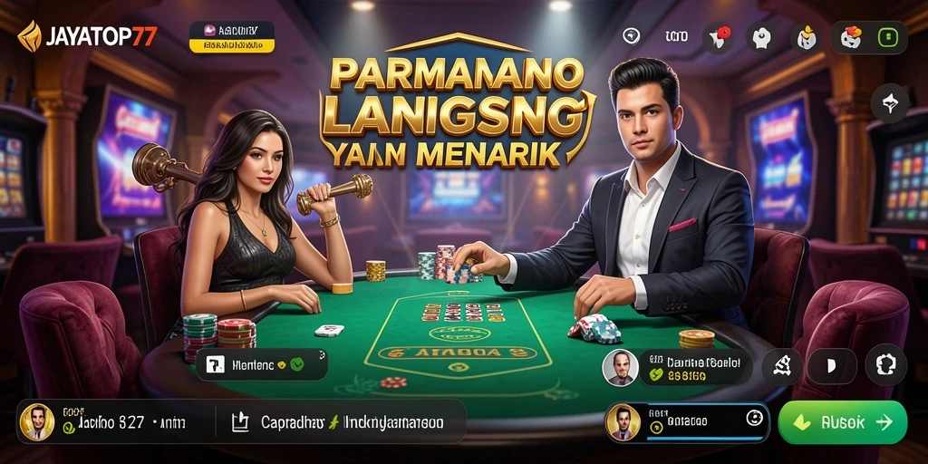 Tampilan gameplay langsung dari JAYATOP77 yang menarik dan mendebarkan.