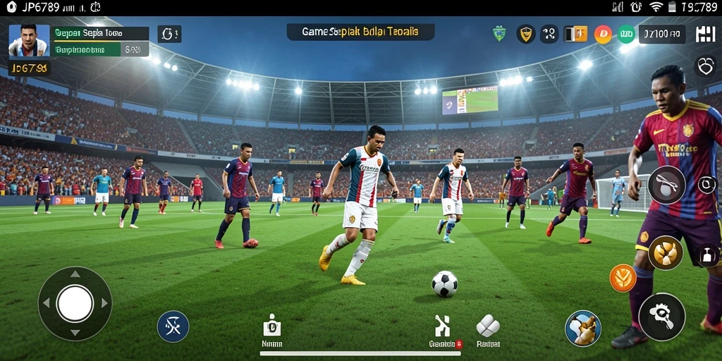 Tangkapan layar gameplay JP6789 menunjukkan aksi seru di lapangan.