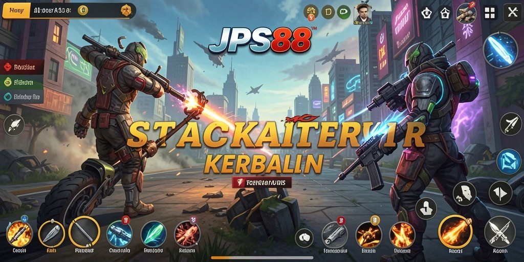 Tampilan gameplay mendebarkan dalam JPS88 dengan banyak strategi.