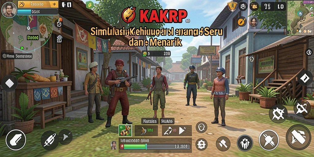 Tampilan gameplay KAKRP yang menarik dan interaktif.
