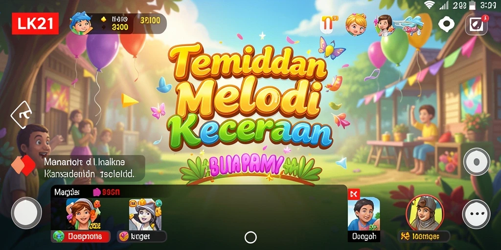 Screenshot LK21 menampilkan antarmuka yang menarik dan pilihan musik yang beragam.