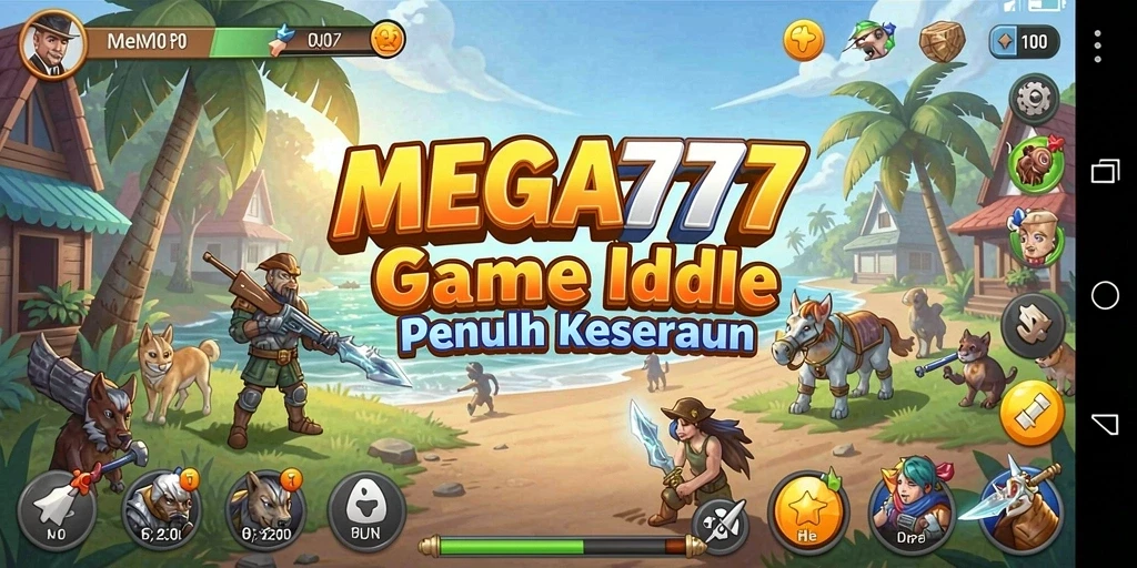 Tampilan gameplay MEGA777 yang seru dan menarik dalam setiap level.