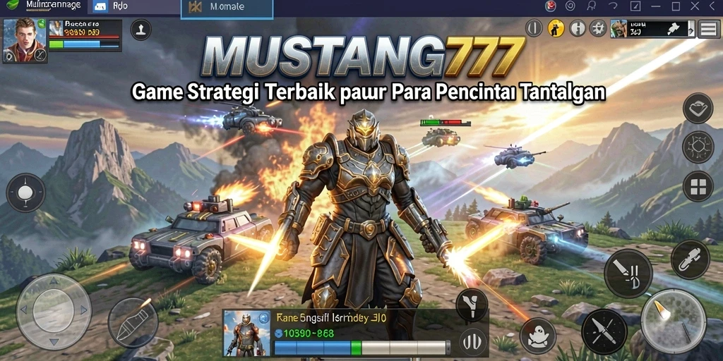 Tampilan mendebarkan dari gameplay MUSTANG77 yang penuh strategi.