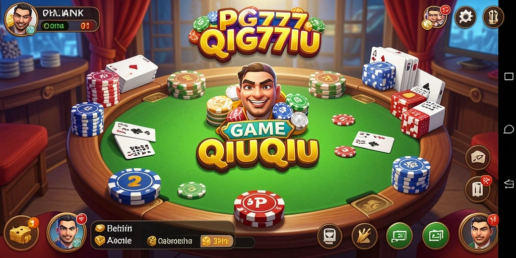 Gameplay QiuQiu yang seru dan interaktif di PG777.