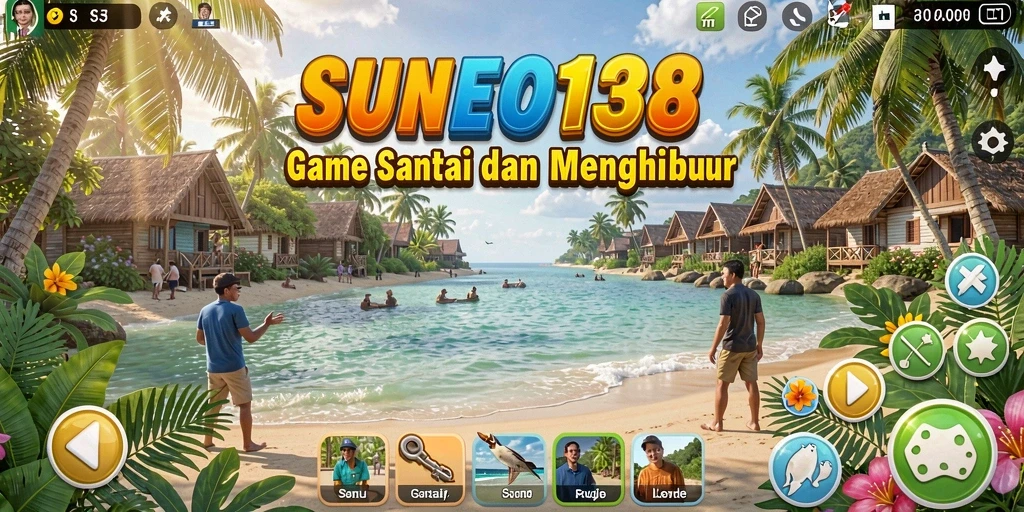 Tampilan gameplay SUNEO138 yang menyenangkan dan penuh warna.