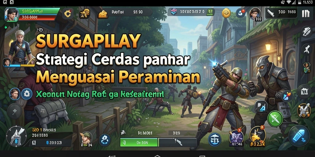 Tampilan gameplay SURGAPLAY yang mendebarkan dan penuh strategi.