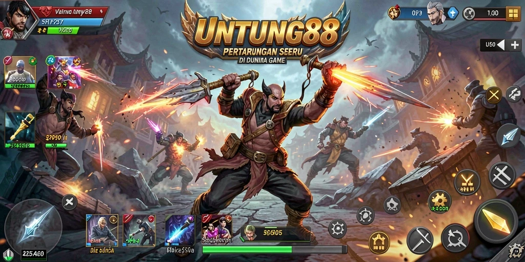 Gameplay seru dalam pertarungan karakter di UNTUNG88.