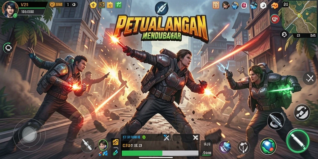 Gameplay seru dan menegangkan di V21.